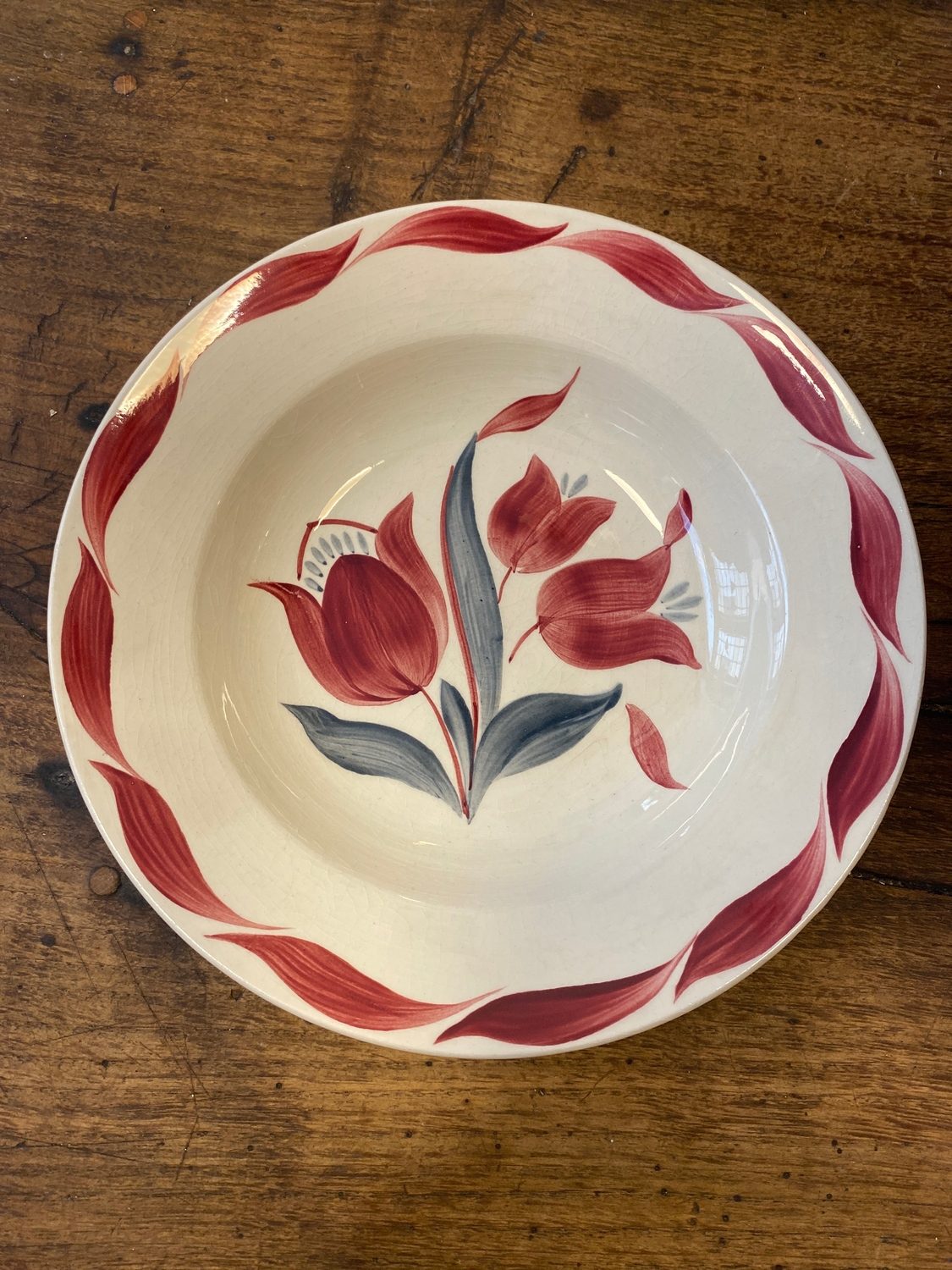 Pattern: Vintage Gien “Monaco” Soup Bowl – Curiosité Göteborg | Fransk vintageinredning från Curiosité