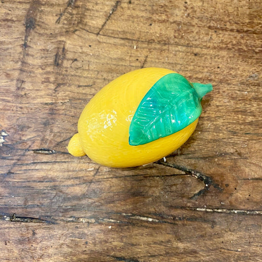 Pattern: Vintage Glass Lemon Paperweight – Curiosité Göteborg | Fransk vintageinredning från Curiosité