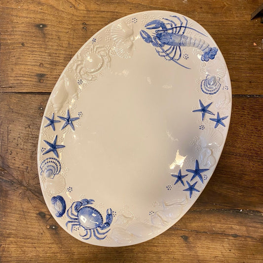 Pattern: Vintage Italian Lobster & Crab Platter – Curiosité Göteborg | Fransk vintageinredning från Curiosité