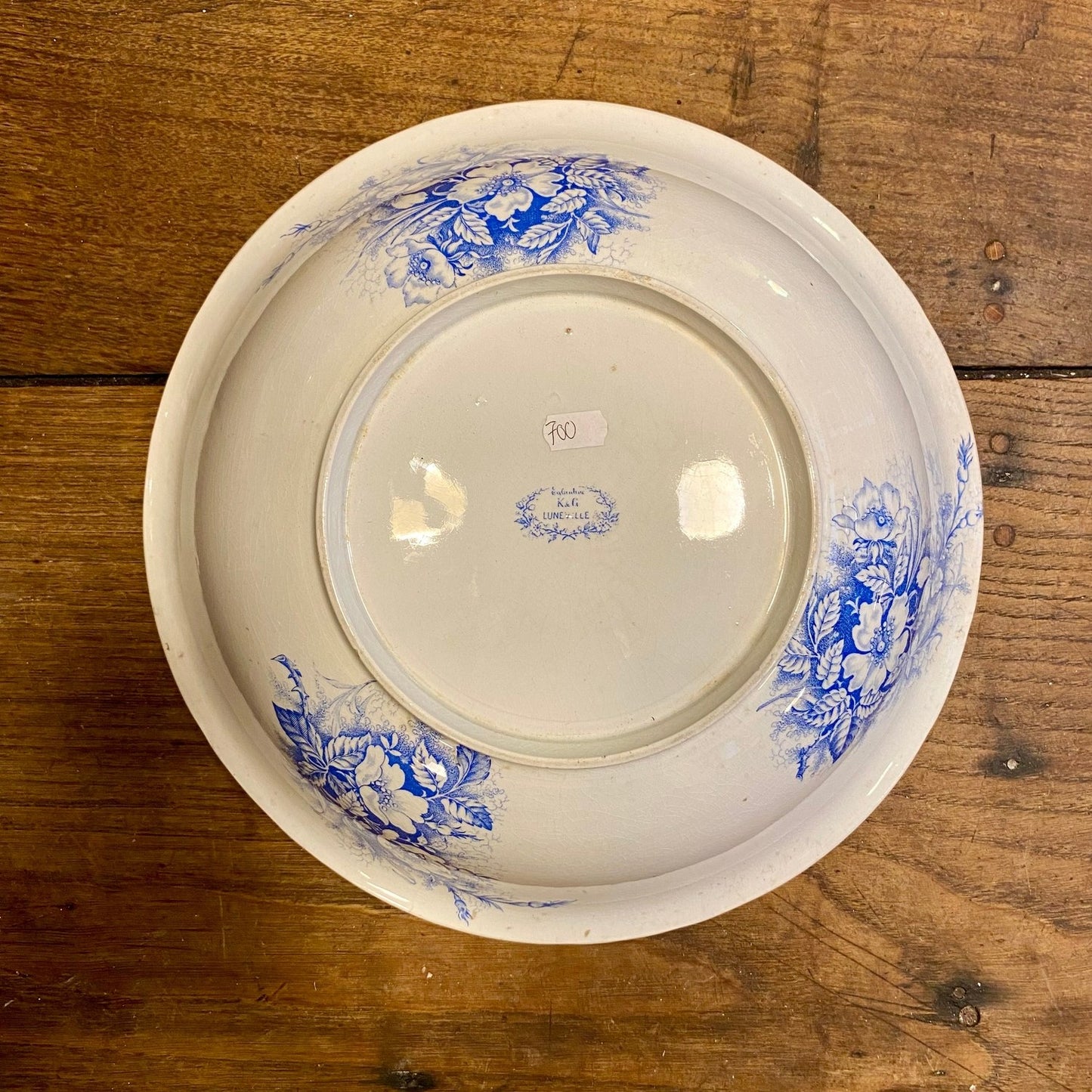 Pattern: Vintage KG Luneville Blue Floral Bowl – Curiosité Göteborg | Fransk vintageinredning från Curiosité