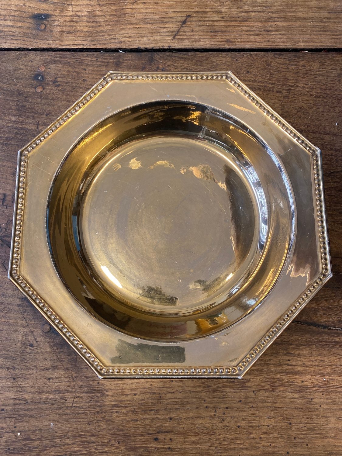 Pattern: Golden Lacroix Maillières Dish – Curiosité Göteborg | Fransk vintageinredning från Curiosité