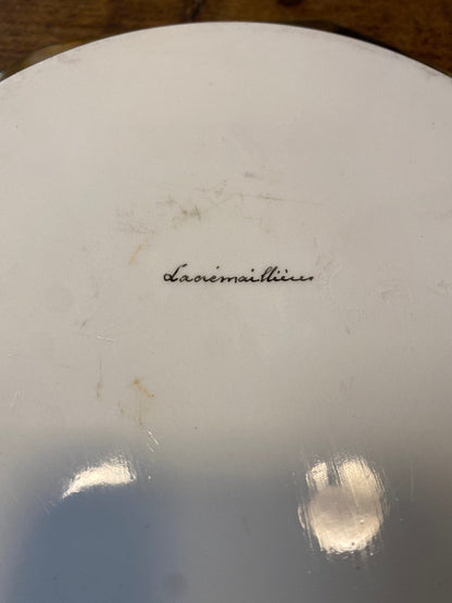 Pattern: Golden Lacroix Maillières Dish – Curiosité Göteborg | Fransk vintageinredning från Curiosité