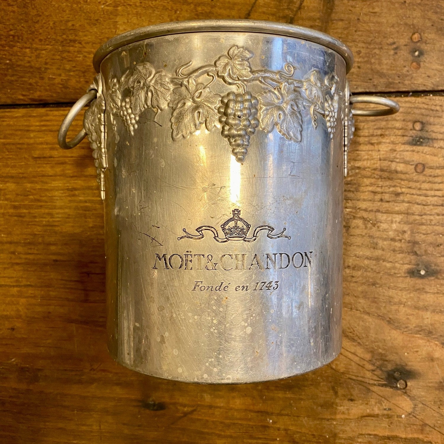 Pattern: Vintage Moët & Chandon Champagne Bucket – Curiosité Göteborg | Fransk vintageinredning från Curiosité