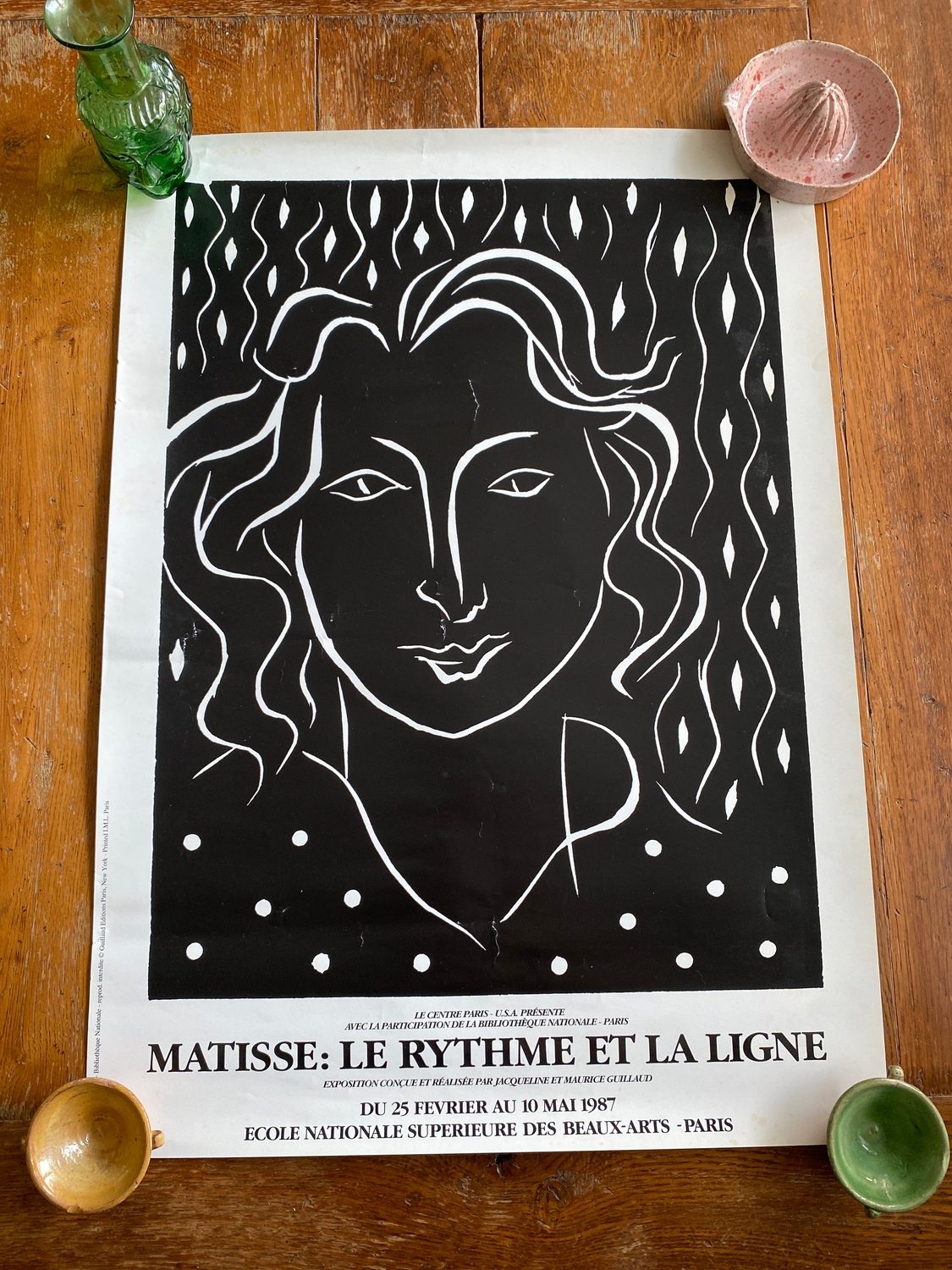 Pattern: Vintage Poster – Curiosité Göteborg | Fransk vintageinredning från Curiosité