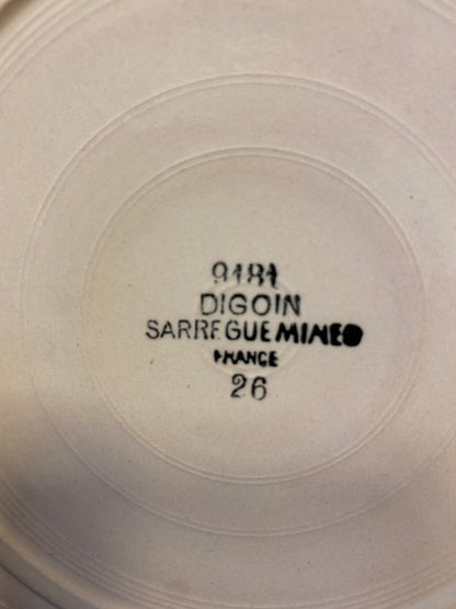 Pattern: Rose Plate - Sarreguemines – Curiosité Göteborg | Fransk vintageinredning från Curiosité